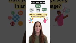 Irregular Verbs SING  SANG  SUNG [upl. by Denten]