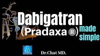 Dabigatran Pradaxa Mechanism of action 【USMLE Biochemistry】 [upl. by Ellevart]