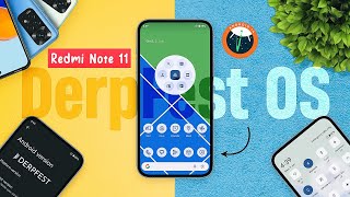 DerpFest OS for Redmi Note 11  Latest Android 14 [upl. by Nednal]