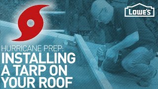 How to Tarp a Roof  HURRICANE PREP [upl. by Heimlich]