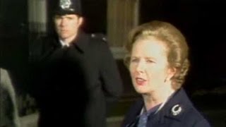 Archive Thatcher rejoices at Falkland victory [upl. by Nahtanaoj]