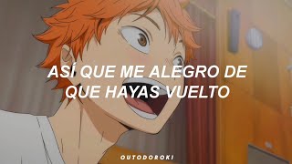 noisettes  never forget you sub español kagehina amv [upl. by Sokem]