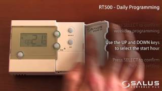 SALUS Controls RT500 [upl. by Arretahs628]