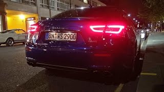 Maserati Ghibli S Q4 30 V6 Biturbo  LOUD REVS [upl. by Kantos]