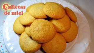 Galletas de miel MUY FACILES sin amasar [upl. by Weiser]