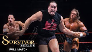 FULL MATCH  Triple H vs The Rock vs Big Show  WWE Title Triple Threat Match Survivor Series 1999 [upl. by Let508]