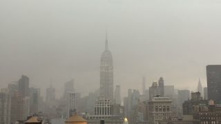 Raw Lightning Hits Empire State Building [upl. by Anos]