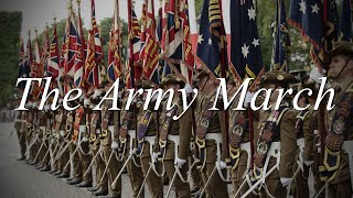 Commonwealth of Australia  The Army March [upl. by Esorbma]