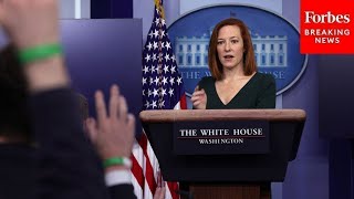 Jen Psaki Asked About Ukraine Masks And Border During White House Press Briefing [upl. by David]