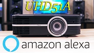 Optoma UHD50UHD51A Review  The Best 4K Projector of 2018 [upl. by Sperling]