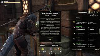 ESO Damage Stamina Poison IX Ravage Stamina Increase Armor Vitality [upl. by Nugesulo869]