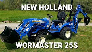 SubCompact Tractors New Holland Workmaster 25s [upl. by Kcirdek]