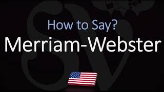 How to Pronounce Merriam Webster CORRECTLY [upl. by Aillicec]