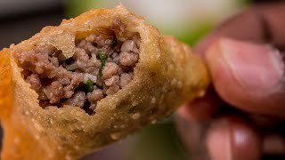 How to Make meat Samosas [upl. by Draw]