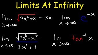 Limits at Infinity amp Horizontal Asymptotes [upl. by Oznol129]