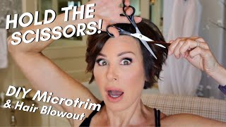 HOW TO CUT amp TRIM YOUR OWN HAIR AT HOME  My Lockdown DIY Haircut  Dominique Sachse [upl. by Ier]