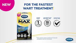 Dr Scholls  How to Use Freeze Away Max™ Wart Remover [upl. by Eniroc]