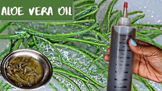 HOMEMADE ALOE VERA OIL FOR HAIR GROWTH [upl. by Crane]