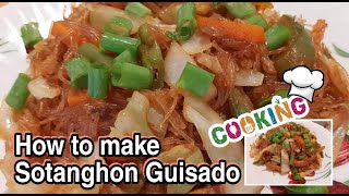 Sotanghon Guisado Recipe  Easy Cooking [upl. by Faux]