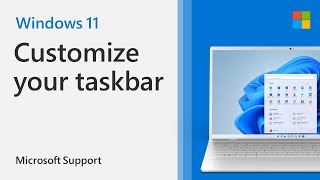 How to use the Windows 11 taskbar  Microsoft [upl. by Leopoldeen]