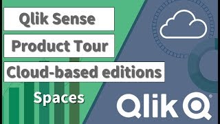 Qlik Sense Enterprise SaaS  Spaces [upl. by Ecnarolf449]