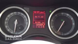 Alfa Romeo Brera 0100 kmh acceleration [upl. by Lemej696]