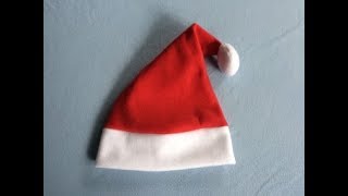 DIY Santa Hat  tutorial [upl. by Arvy491]