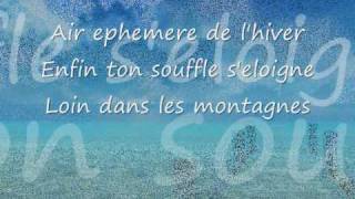 Caresse sur LOcean Lyrics [upl. by Katee]