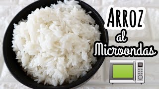 ARROZ AL MICROONDAS  Recetas Microondas Fáciles [upl. by Nnire]