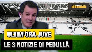 Juventus le tre NOTIZIE di PEDULLÀ sul mercato bianconero  Analisi FcmNewsSport [upl. by Atlante555]