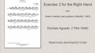 Aguado  Exercise 2 in A minor [upl. by Annai453]