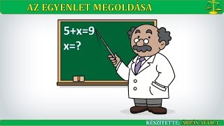 EGYENLETEK MEGOLDÁSA [upl. by Etaner]