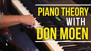 Piano Theory with Don Moen  Worship Keyboard Workshop [upl. by Okorih]