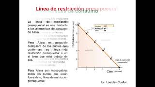 Línea de Restricción Presupuestaria  Microeconomía [upl. by Shanney473]