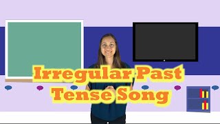 Irregular Past Tense Verbs Song  Songs for Speech Therapy and ELD [upl. by Zsa123]