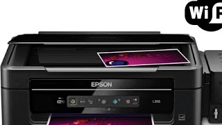 Setting WiFi Printer  EPSON L355 WiFi COMPLETE SETUP GUIDE ON WINDOW 10 [upl. by Rockwood]