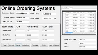 How to Create Ordering Systems with Database in Visual BasicNet Full Tutorial [upl. by Rinaldo134]