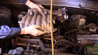 How to remove the upper intake manifold on a 2007 Hyundai Santa Fe [upl. by Karina]