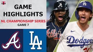 Atlanta Braves vs Los Angeles Dodgers Game 7 Highlights  NLCS 2020 [upl. by Nortna943]