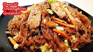 THE SECRET TO THE BEST PANCIT SOTANGHON GUISADO  STIR FRIED VERMICELLI  SUPER EASY [upl. by Nered427]