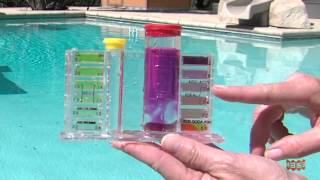 How To Test Your Pool 4in1 Test Kit Ph and Acid Demand Test [upl. by Anilas]