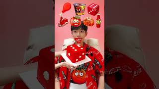 Random Red Color food MUKBANG2🥵🥩 shorts [upl. by Emilie]