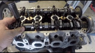 K3VE Cylinder head replacement with Timing Chain Set up [upl. by Aleron]