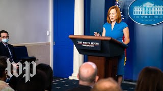 White House press secretary Jen Psaki holds news conference FULL  817 [upl. by Cornell]