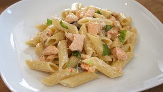 PASTA AL SALMONE  Buono Facile Veloce [upl. by Minnie401]