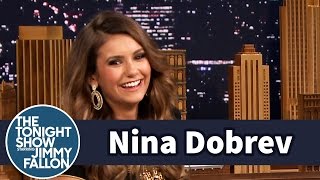 Nina Dobrev Was Bitten by a Monkey [upl. by Hajidahk]