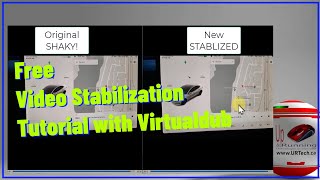 Free Video Stabilization From Virtualdub  Tutorial [upl. by Amlet]