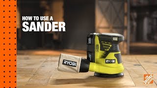 How to Use a Sander A DIY Digital Workshop  The Home Depot [upl. by Brigitte]