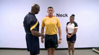 Official Navy PRT Body Composition Assessment Demonstration [upl. by Ajuna]