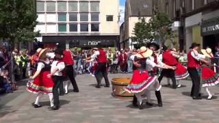 German Folk Dancing Thüringer Folklore Tanzensemble Rudolstadt Perth Perthshire Scotland [upl. by Lleynod572]